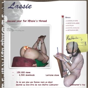 Pierecd Bald Slave Chienne Lassie 77