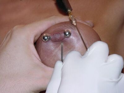 Rita Torture Galaxy Pierced Tattoed Needles Slave 005