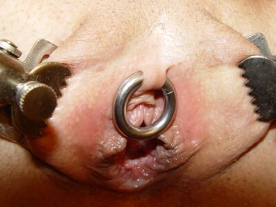 Rita Torture Galaxy Pierced Tattoed Needles Slave 073