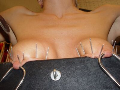 Rita Torture Galaxy Pierced Tattoed Needles Slave 129