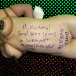 Female slave Urrtiko is tied and used as a notepad slut.